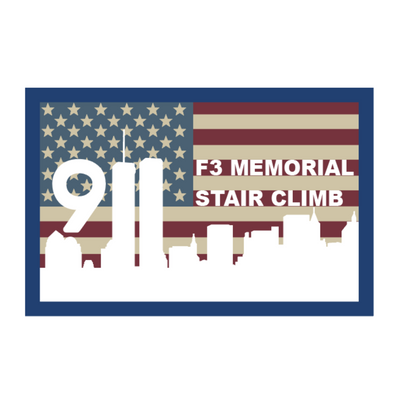 F3 9/11 Memorial Stair Climb Patch Pre-Order