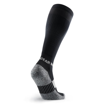 MudGear Tall Compression Socks (Black/Gray)