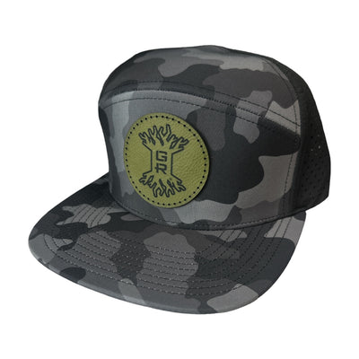 GrowRuck - Richardson Performance Hat (with Circle Olive Leatherette Patch) - Made to Order