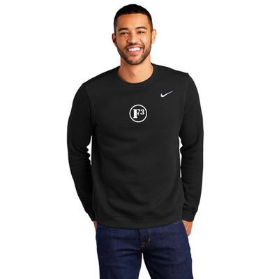 F3 Nike Club Fleece Crew - Made to Order
