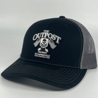 F3 Naperville The Outpost Leatherette Patch Hat Pre-Order October 2022