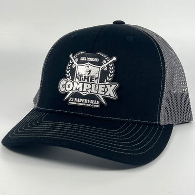 F3 Naperville The Complex Leatherette Patch Hat Pre-Order October 2022