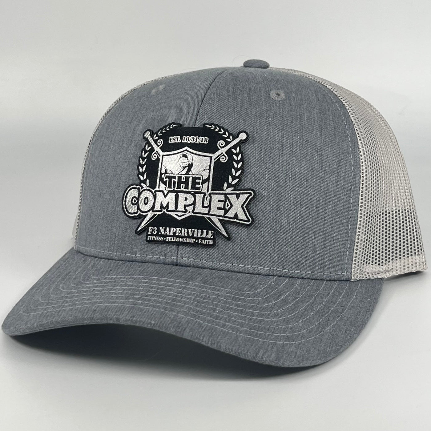 F3 Naperville The Complex Leatherette Patch Hat Pre-Order October 2022