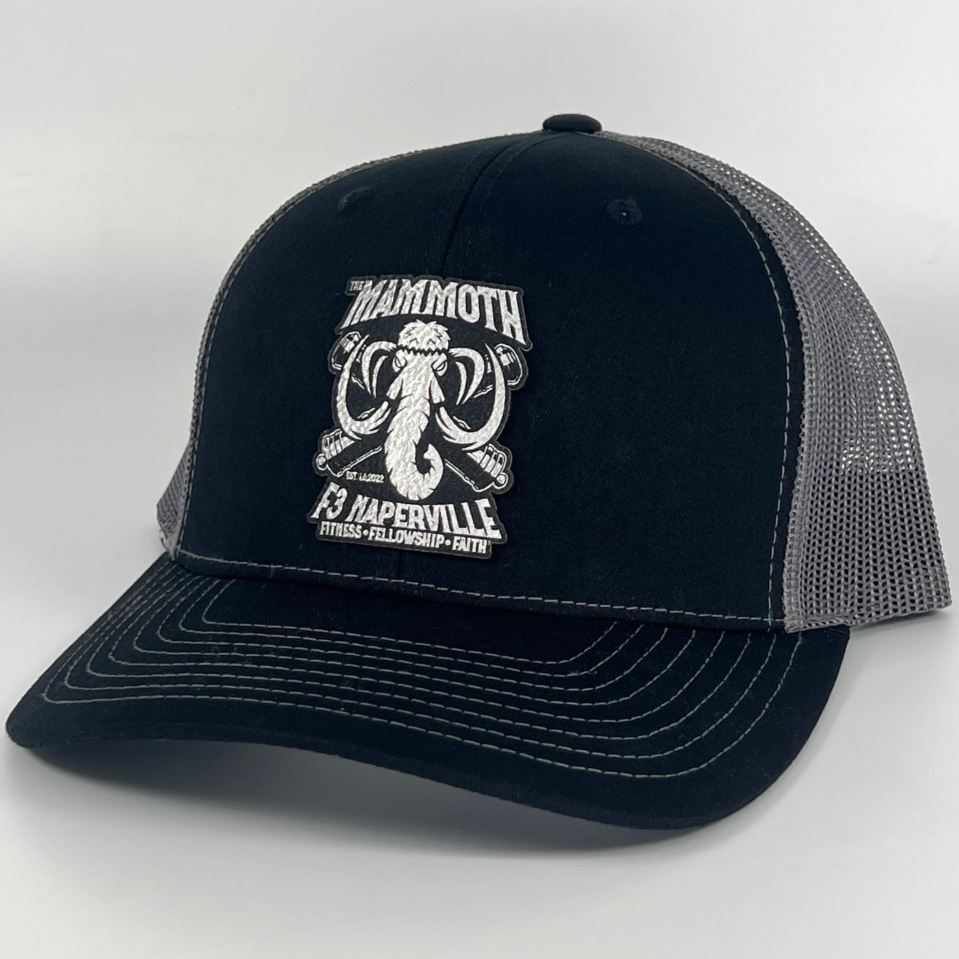 F3 Naperville The Mammoth Leatherette Patch Hat Pre-Order October 2022
