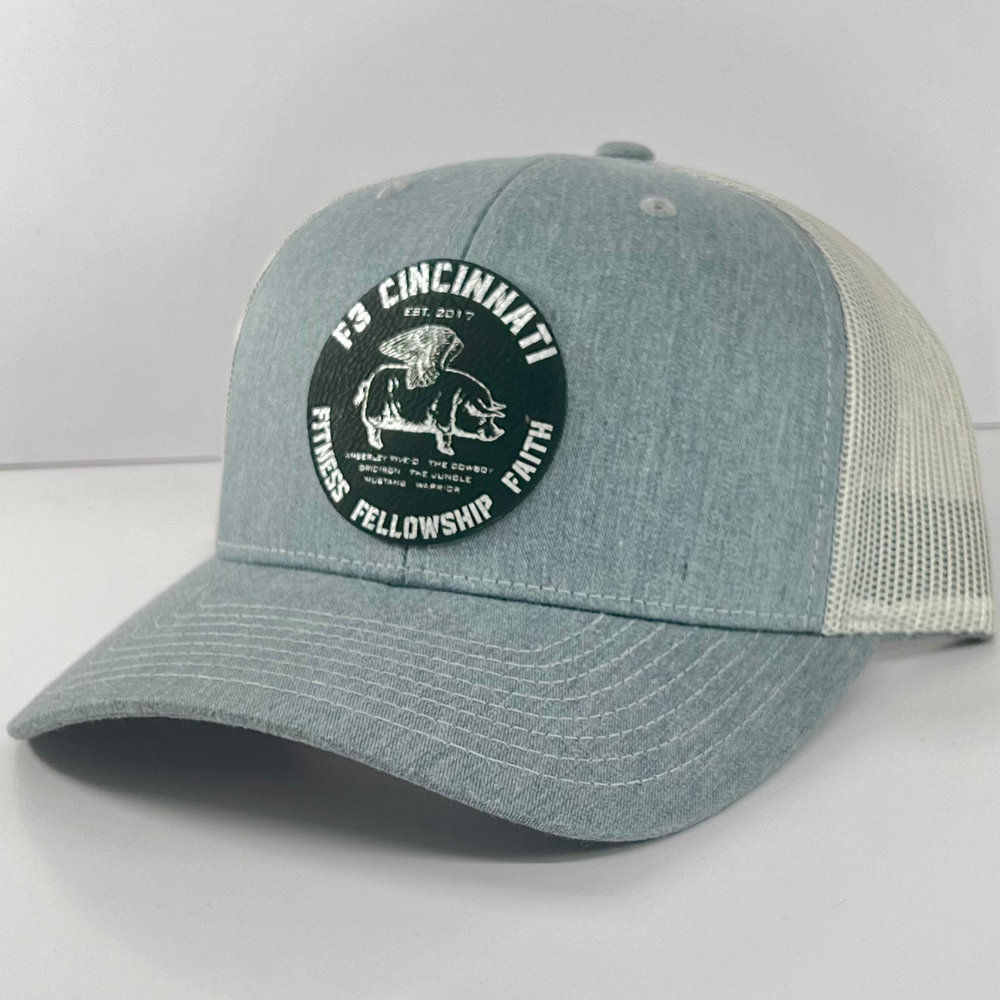 F3 Cincinnati Leatherette Patch Hat Pre-Order March 2023