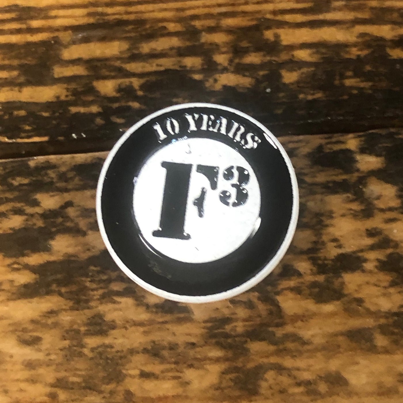 F3 10 Years Magnetic Logo Pin