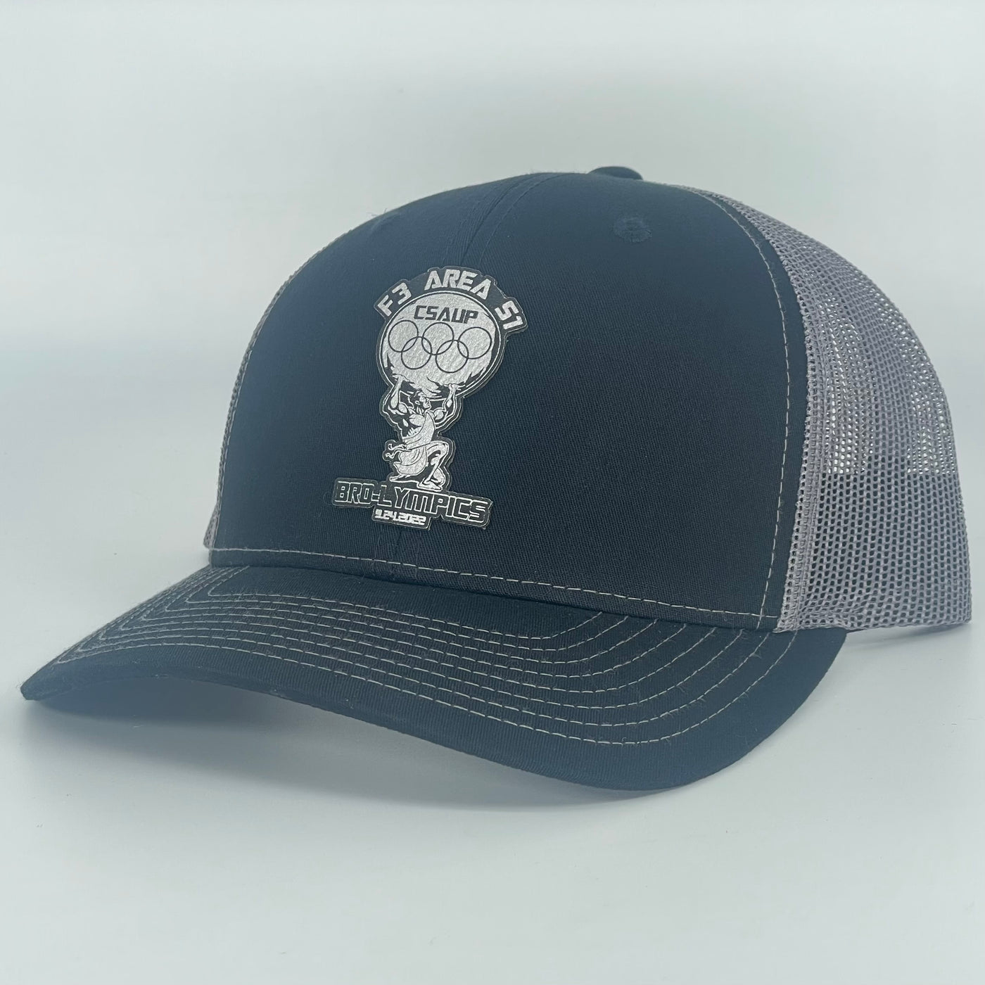 F3 Area 51 CSAUP Bro-lympics Richardson Leathertte Patch Hat Pre-Order August 2022
