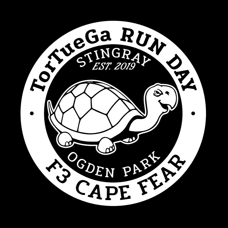 F3 Cape Fear TorTueGa Run Day Pre-Order November 2020