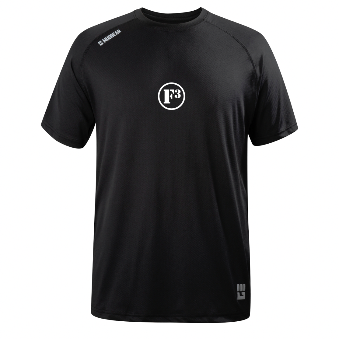 F3 Classic - MudGear Loose Fit Performance Shirt VX - Short Sleeve (Black)
