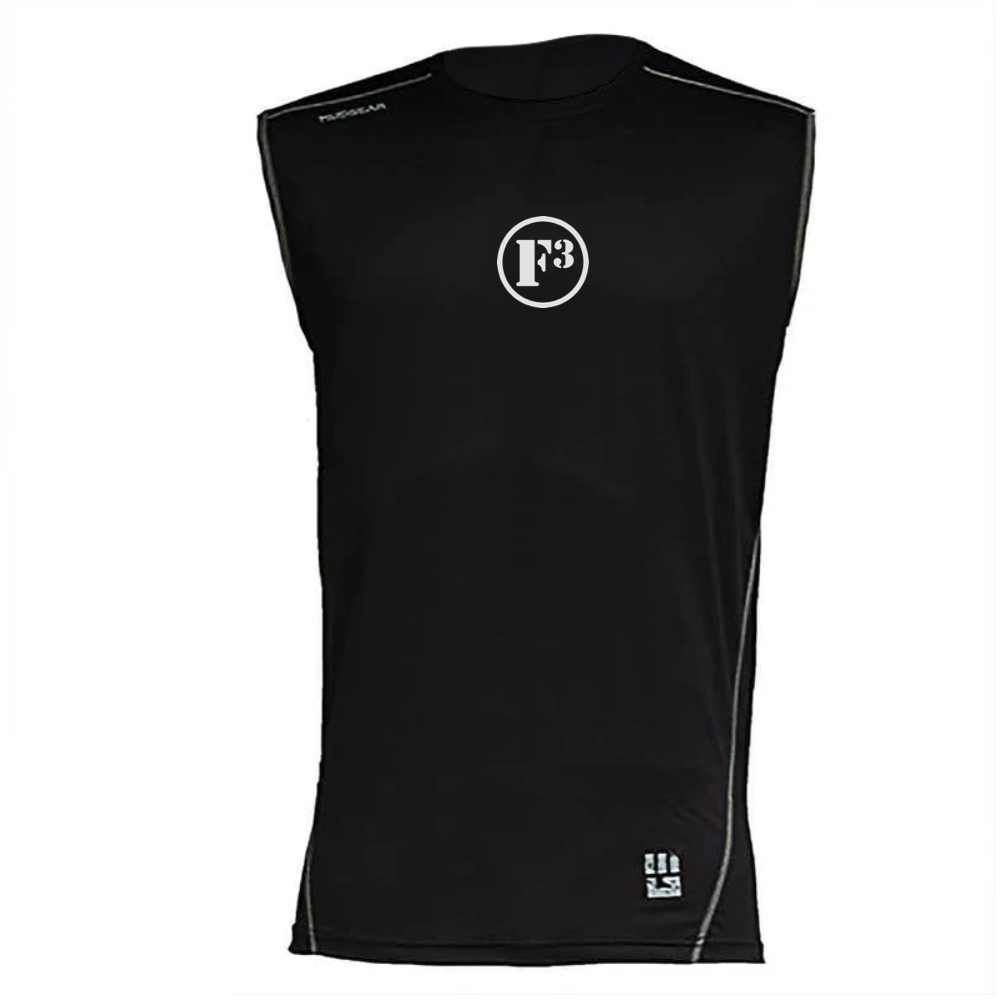 CLEARANCE ITEM - F3 Classic MudGear Fitted Performance Shirt - Sleeveless (SMALL & 2XL ONLY)
