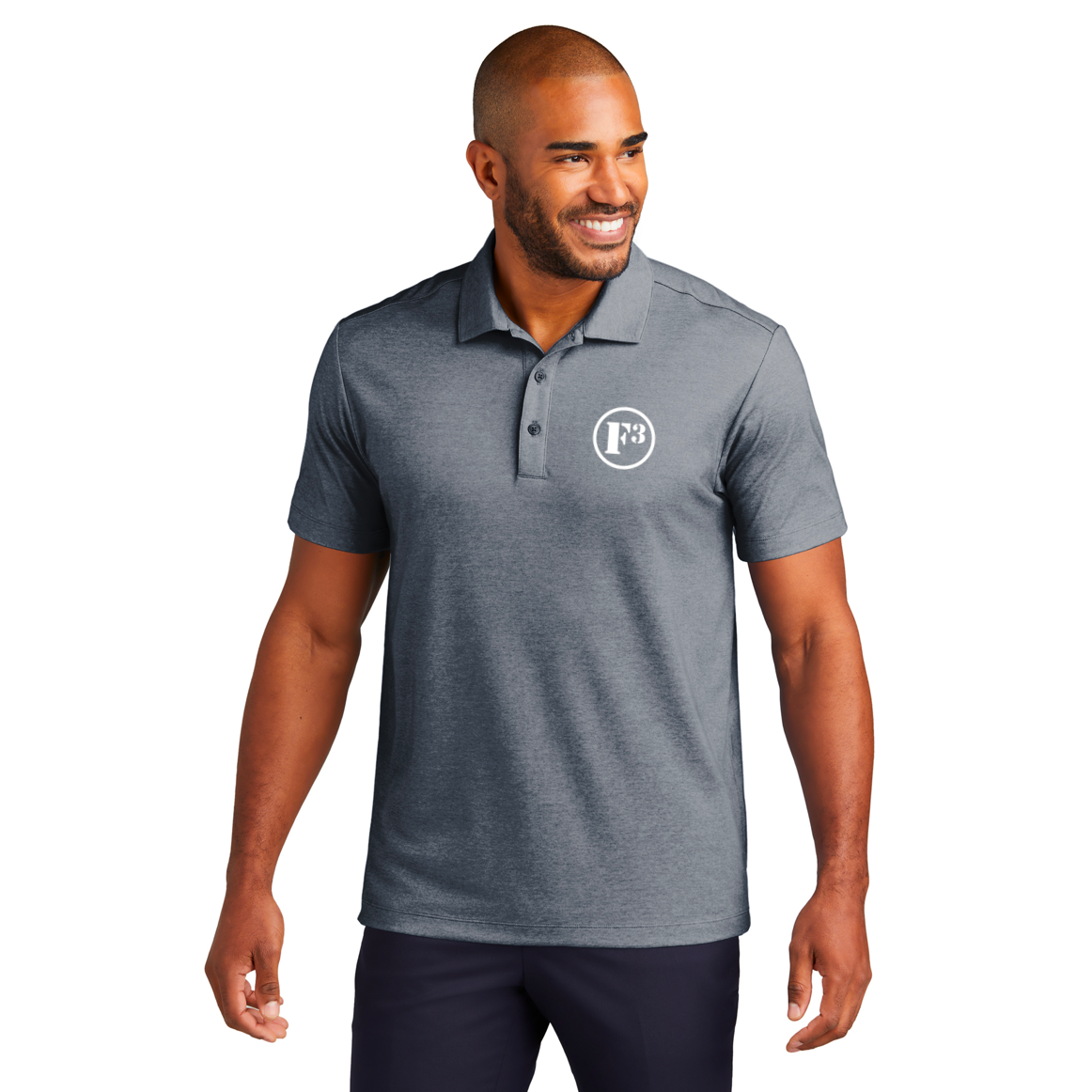 F3 Port Authority Fine Pique Blend Polo - Made to Order