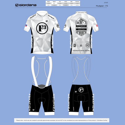 2023 F3 Cycling Kit Pre-Order September 2023