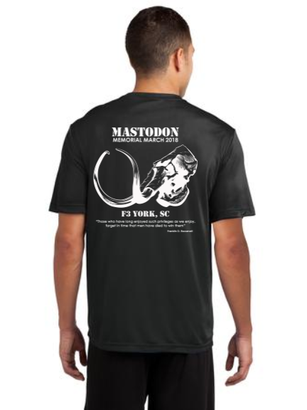 F3 Mastodon Memorial March 2018 Pre-Order