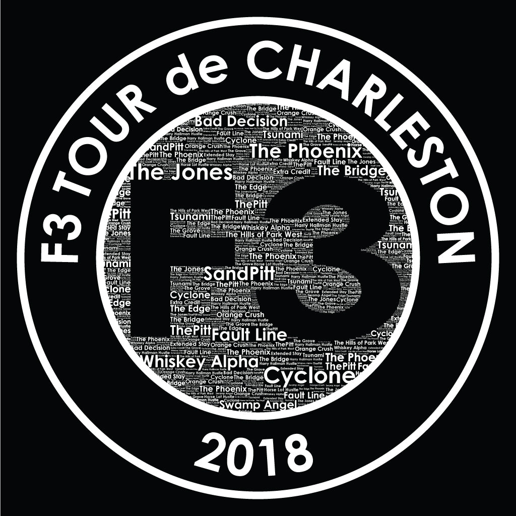F3 2018 Tour de Charleston Shirts Pre-Order