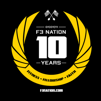 F3 10th Anniversary Sport-Tek Sleeveless Tee Pre-Order October 2021