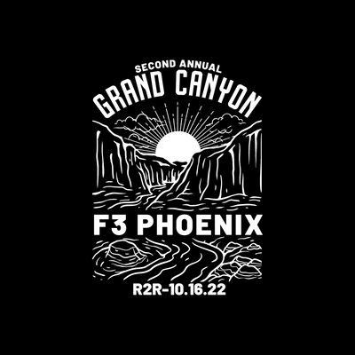 F3 Phoenix Second Annual Grand Canyon R2R Pre-Order August 2022