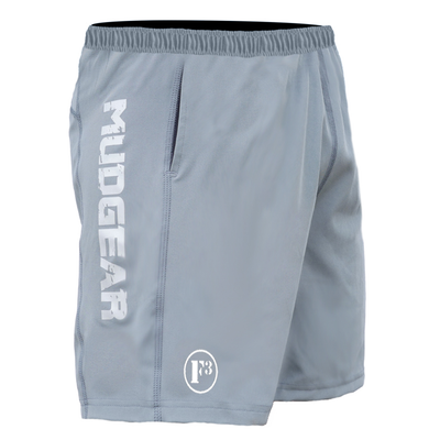CLEARANCE ITEM - F3 MudGear Men's Freestyle Shorts - Steel Grey (2XL ONLY)